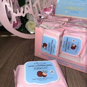 Kevin and coco Facial Cleansing Wipes - Pink